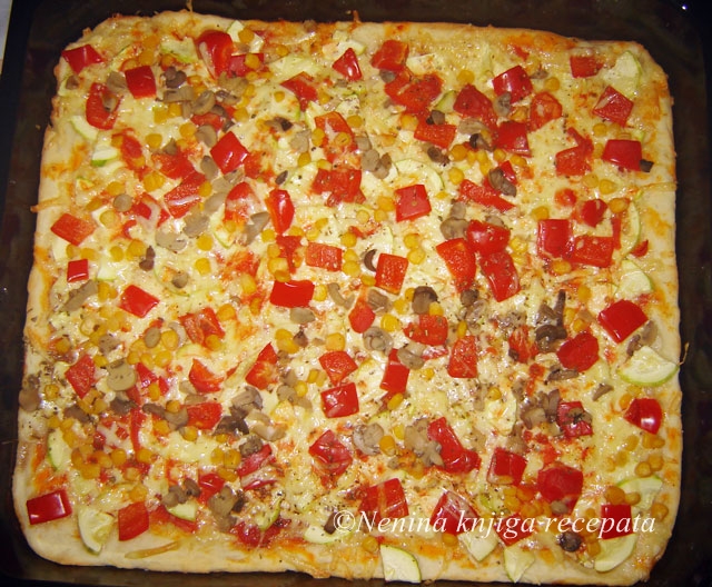 pizza vegetariana