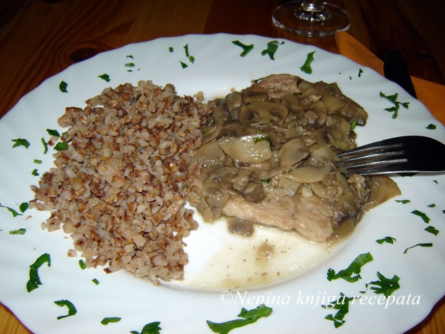 svinjski filei heljda